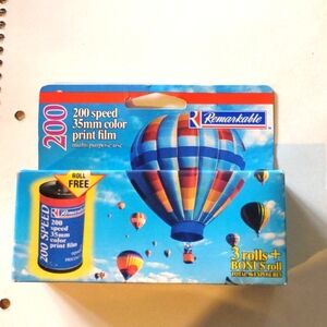 200 speed 35mm color print film New expired 4rolls